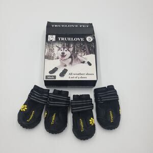 True Love Dog Shoes Waterproof Anti Slip Rain Boots Size 5